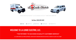 Desktop Screenshot of lalondeelectric.com